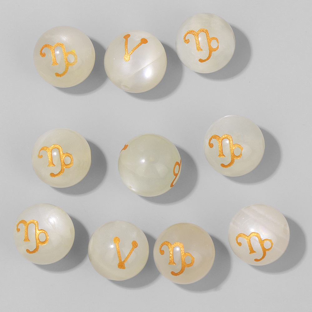Jewelry Making Gemstones - Großhandel 12 Tierkreis Mooons tone Charms