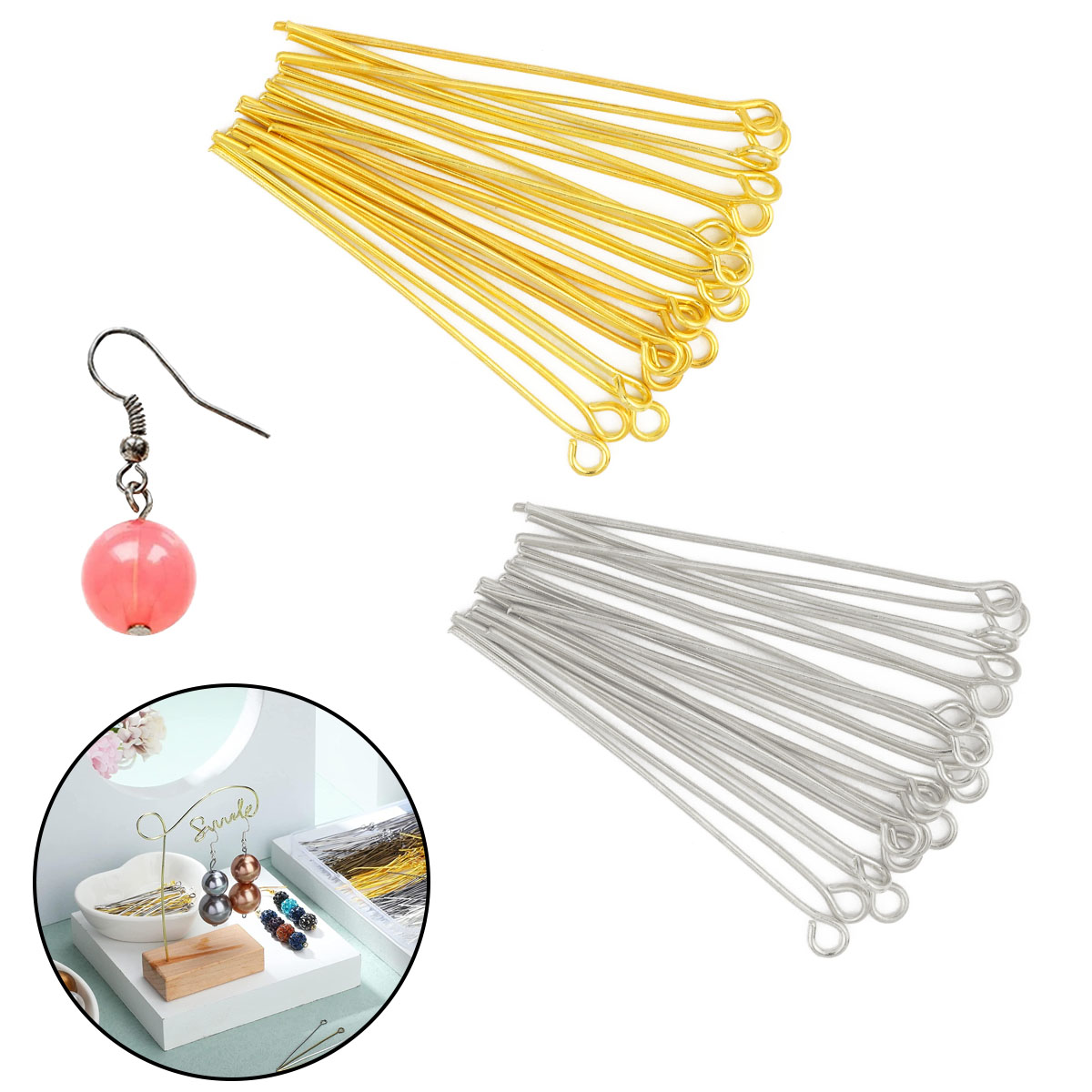 150 teile/paket Metall 9-pin S – Jewelry Making Drill Bewertung und Preis