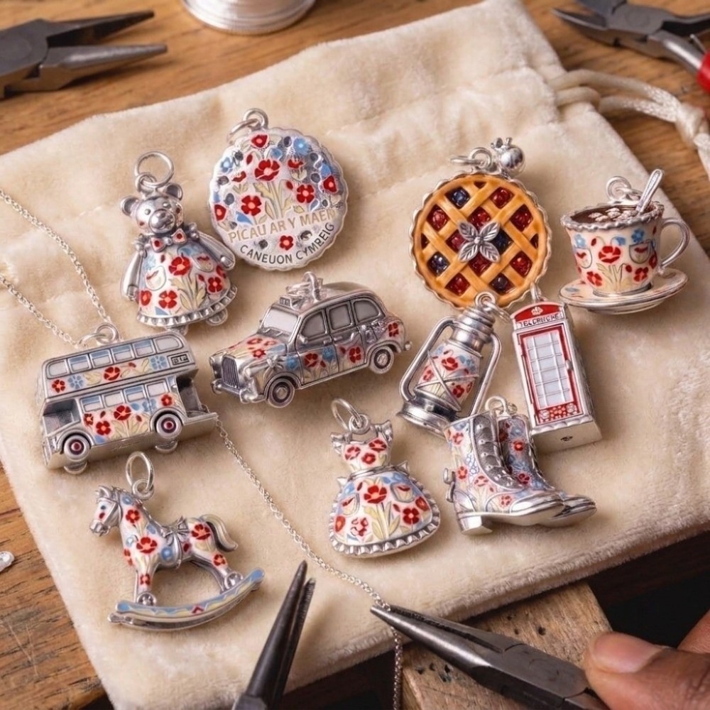 Cartoon-Anhänger aus Edelstahl – Jewelry Making London Bewertung und Preis