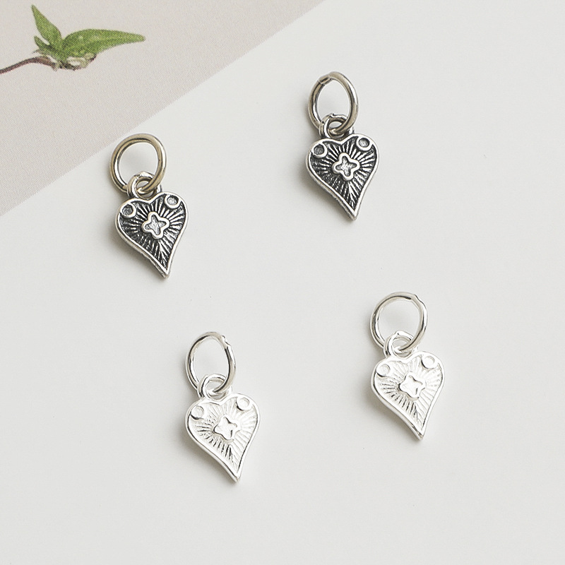 925 Silberanhänger Herz-Charms – Jewelry Making In La Bewertung und Preis