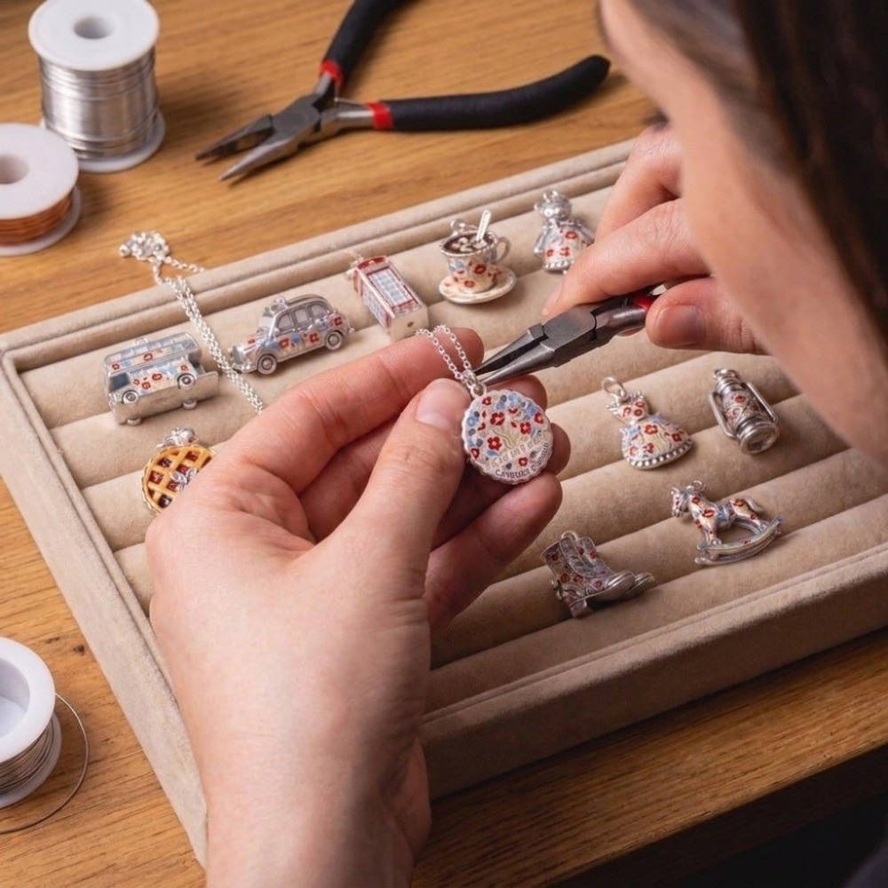 Edelstahl-Cartoon-Anhänger, Mi – Jewelry Making London Bewertung und Preis