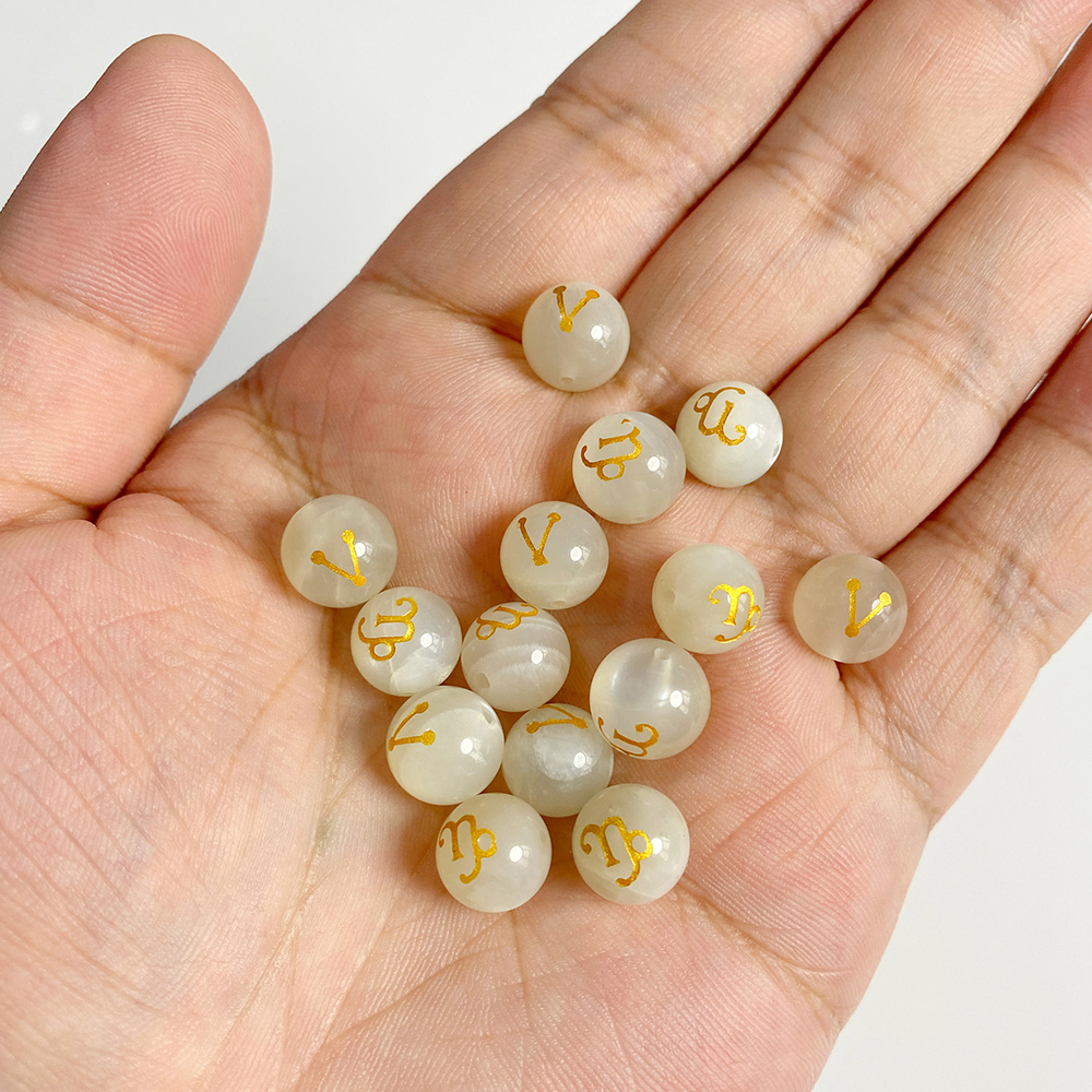 Großhandel 12 Tierkreis Mooons – Jewelry Making Gemstones Bewertung und Preis